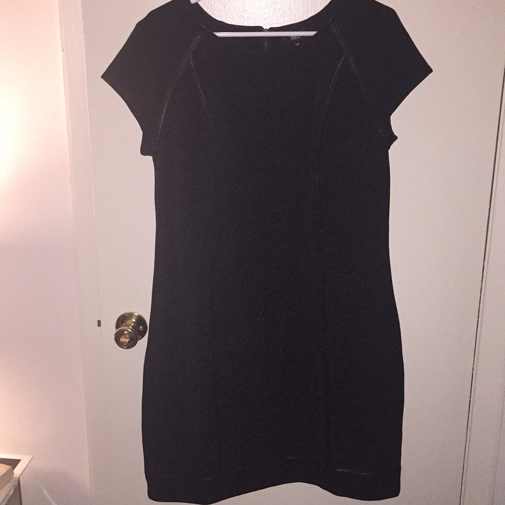 Mossimo leather trim dress